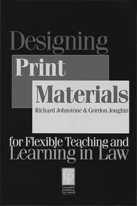 Designing print materials for flexible teaching and learning in law