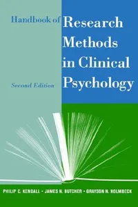 Handbook of research methods in clinical psychology