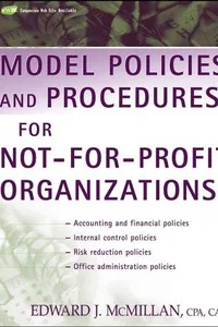 Model Policies and Procedures for Not-for-Profit Organizations