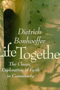 Capa de Gemeinsames Leben por Dietrich Bonhoeffer
