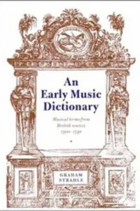 An early music dictionary