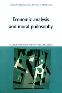 Economic analysis and moral philosophy