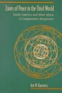 Capa de Zones of peace in the Third World