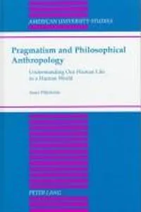 Pragmatism and philosophical anthropology
