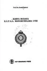 Karya budaya K.G.P.A.A. Mangkunegara I-VIII