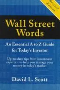 Cover of Wall Street words by David Logan Scott