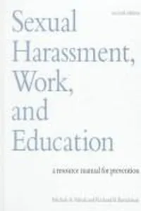 Sexual harassment, work, and education
