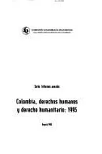 Colombia, derechos humanos y derecho humanitario, 1995