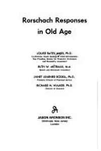 Rorschach Responses in Old Age (The Master Work Series)