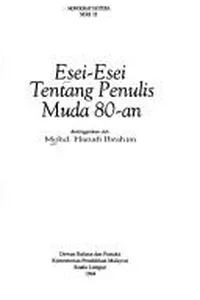 Esei-esei tentang penulis muda 80-an