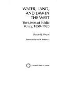 Water, land, and law in the West