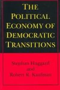 Cover of The Political economy of democratic transitions by Stephan Haggard