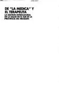 Cover of De "la médica" y la terapeuta