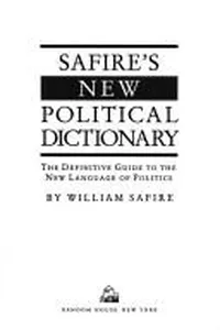 Safire's new political dictionary