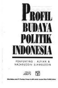 Profil budaya politik Indonesia