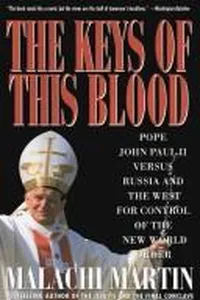Capa de The keys of this blood por Malachi Martin