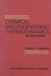 Chemical and engineering thermodynamics
