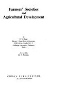 Farmers' societies and agricultural development