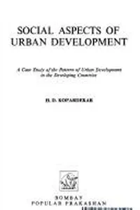 Social aspects of urban development
