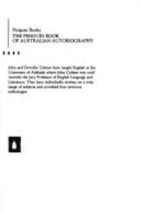 The Penguin book of Australian autobiography