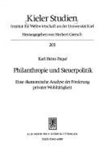Philanthropie und Steuerpolitik