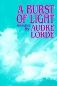 Capa de A burst of light por Audre Lorde