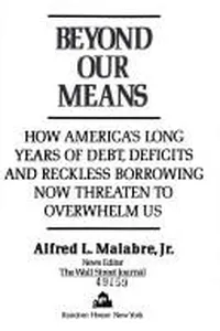 Cover of Beyond our means