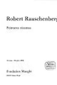 Capa de Robert Rauschenberg