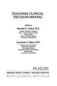 Teaching clinical decision making