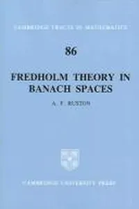 Fredholm theory in Banach spaces =