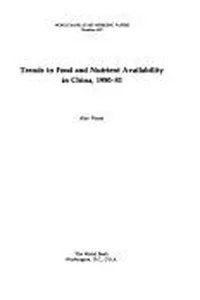 Trends in food and nutrient availability in China, 1950-81