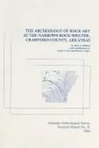 The archeology of rock art at the Narrows Rock Shelter, Crawford County, Arkansas