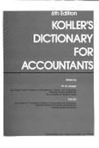 Kohler's Dictionary for accountants