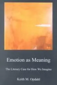 Cover of Emotion as meaning