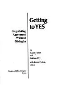 Cover of Getting to yes by Roger Drummer Fisher