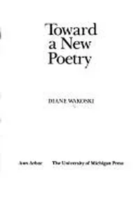 Toward a new poetry
