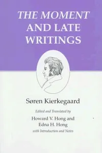 The Moment and Late writings
