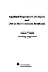 Applied regression analysis and other multivariable methods