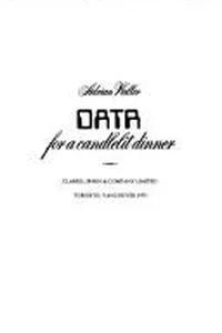 Data for a candlelit dinner