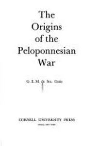 The origins of the Peloponnesian War