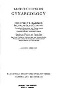 Lecture notes on gynaecology