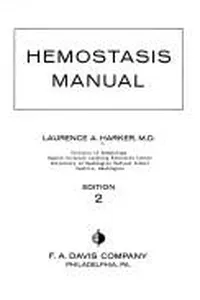 Hemostasis manual