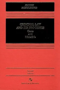 Criminal law and its processes
