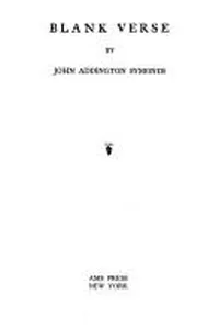 Cover of Blank verse