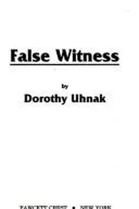 Capa de False witness
