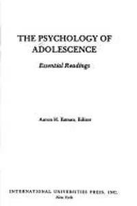 Cover of The Psychology of adolescence
