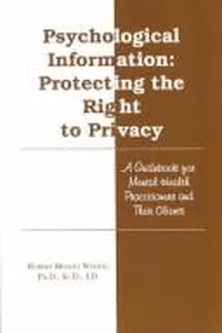 Psychological Information: Protecting the Right of Privacy