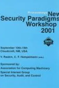 New Security Paradigms Workshop