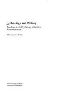 Technology and writing