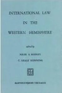 International law in the western hemisphere